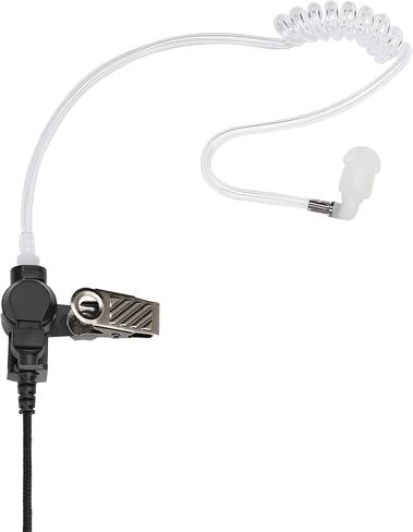 Nylon Braided PTT Surveillance Earpiece for Motorola 2-Pin Radios in Saudi Arabia