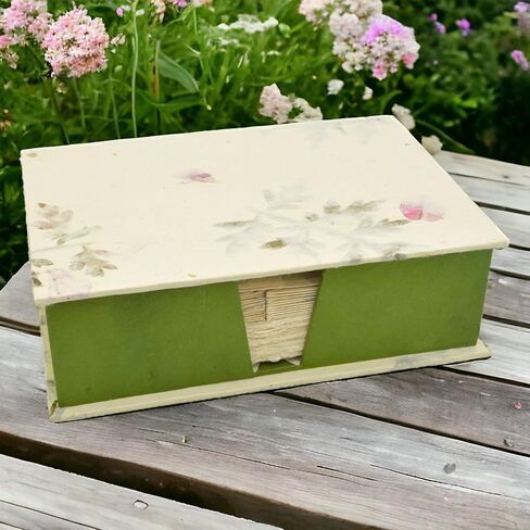 Kathmandu Valley Co. Vintage Stationery Gift Box Set with 50 Handmade A5 Deckle-edge Lokta Paper Sheets and 30 Envelopes (Forest Wanderer) in Kuwait