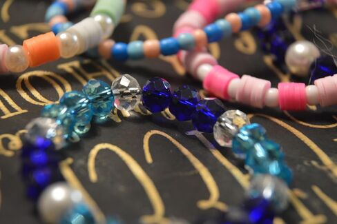 6 bracelet hand made for girl 3" inches in Saudi Arabia