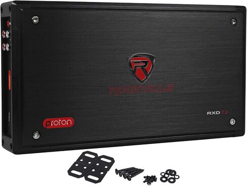 Rockville RXD-T2 Micro Car Audio Class D Amplifier 2400w 2 Chan 2x600W CEA Rated in Saudi Arabia