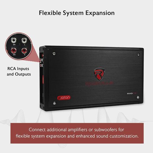 Rockville RXD-T2 Micro Car Audio Class D Amplifier 2400w 2 Chan 2x600W CEA Rated in Saudi Arabia