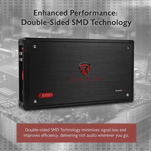 Rockville RXD-T2 Micro Car Audio Class D Amplifier 2400w 2 Chan 2x600W CEA Rated in Saudi Arabia