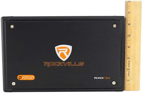 Rockville RXD-T2 Micro Car Audio Class D Amplifier 2400w 2 Chan 2x600W CEA Rated in Saudi Arabia