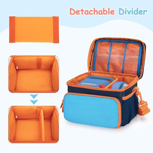 Carrying Case Compatible with Yoto Player (3rd Generation), Card Holder Hold Up to 30 Cards, Travel Storage Bag for Bluetooth Audio Speaker & Headphone Accessories, Blue (Case Only) in Kuwait