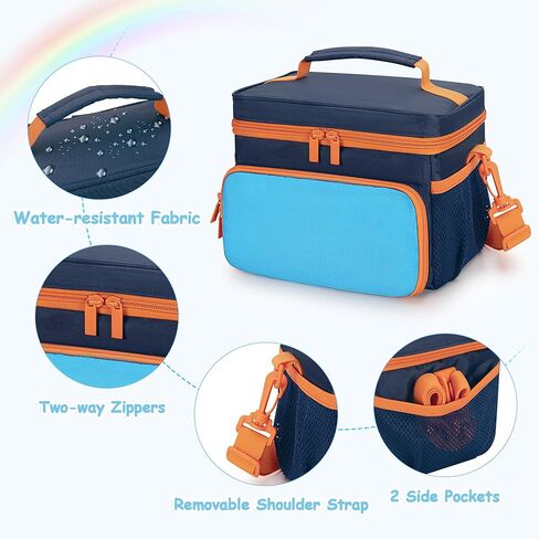 Carrying Case Compatible with Yoto Player (3rd Generation), Card Holder Hold Up to 30 Cards, Travel Storage Bag for Bluetooth Audio Speaker & Headphone Accessories, Blue (Case Only) in Kuwait