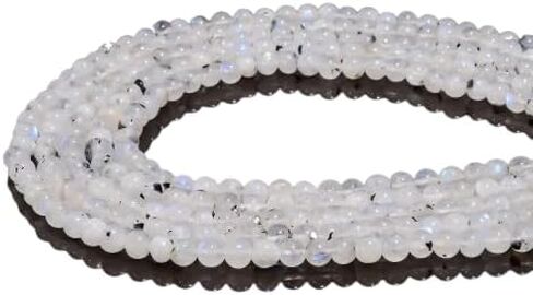 Rainbow Moonstone Gemstone 8 mm Round Loose Beads for Jewelry Making 40 Pieces in Saudi Arabia
