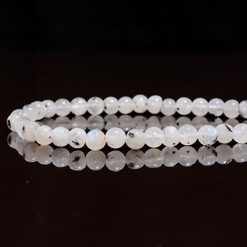 Rainbow Moonstone Gemstone 8 mm Round Loose Beads for Jewelry Making 40 Pieces in Saudi Arabia