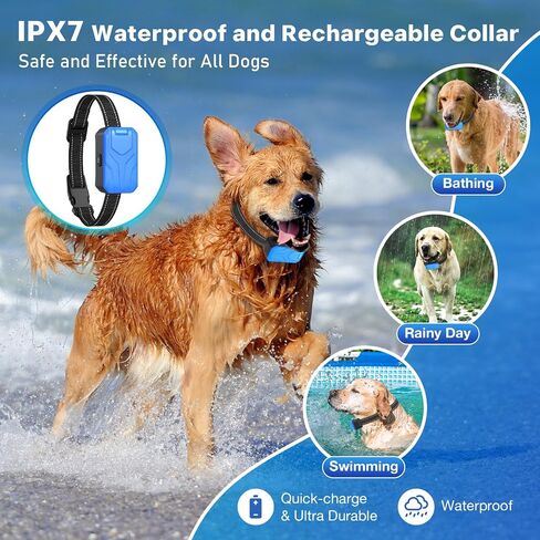 Wireless Dog Fence for 2 Dogs, Wireless Fence for Dogss, Electric Dog Fence, Electric Fence for Dogs, 2 in 1 Wireless Dog Fence System with Waterproof and Rechargeable Dog Training Collar in Saudi Arabia