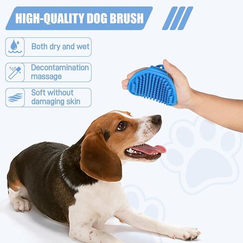 Dog Buttons Talk,Updated 8 Pack Dog Communication Buttons,Recordable Talking Training Buttons for Dogs,30 Seconds Voice Dog Speaking Buttons with Dog Bath Brush Set in Saudi Arabia