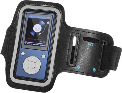 مشغلات MP3، حزام ذراع للتمرين، غطاء ذراع جلدي للركض الرياضي مناسب لحوالي 4 * 2 * 1 بوصة لمشغل MP3 رياضي قابل للتعديل في صالة الألعاب الرياضية لمشغلات MP3 in Kuwait