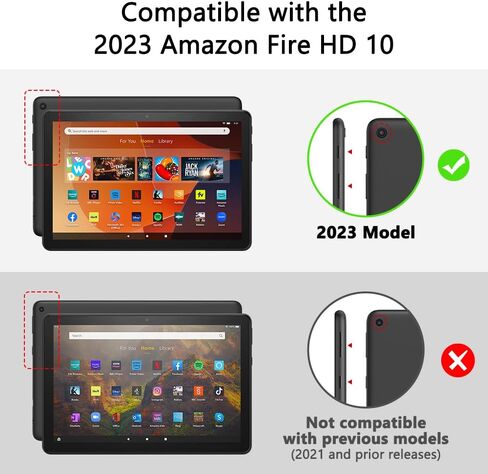 Made for Amazon Bluetooth Keyboard Case for Amazon Fire HD 10, (13th Gen, 2023 release) in Saudi Arabia