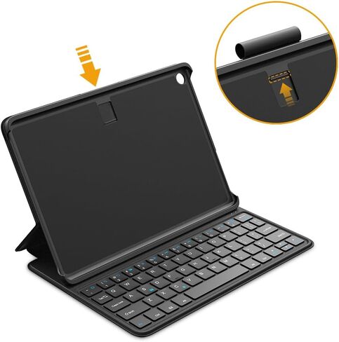 Made for Amazon Bluetooth Keyboard Case for Amazon Fire HD 10, (13th Gen, 2023 release) in Saudi Arabia