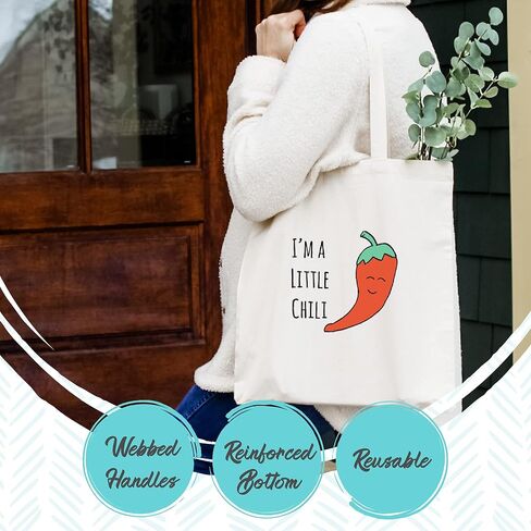 Charlotte Blue Ombre Canvas Tote Bag, Screenprinted Tote, Cotton Flour Sack Tote, Reusable Shopping & Grocery Bag in Kuwait