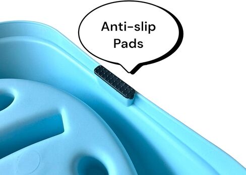 Anti-Slip Slow Feeder Dog Bowl for Small & Medium Dogs (15-50 lbs) - Anti-Choking, Puzzle Design, Interactive Feeder (Gentle Green) in Saudi Arabia