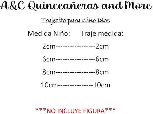 A&C Quinceañeras and More Ropon Tejido para nino dios Blanco Baby Jesus فستان محبوك يدويًا للطفل يسوع Ropon Tejido Nino Dios con Capa (6 سم) in Kuwait