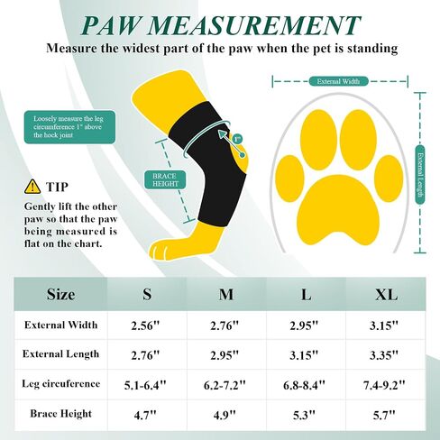 Strap-On Drop Foot Brace (No Knuckling Boot Brace) for Dogs— Corrective Dog Shoes to Safely Lift Toes for Treating Foot Issues, Arthritis, and improving Walking gait in Dogs(S) in Saudi Arabia
