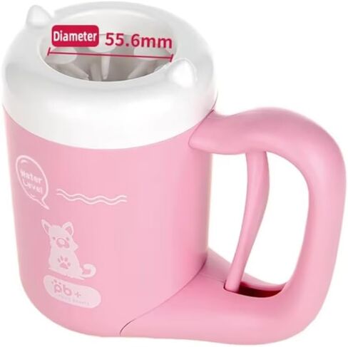 Dog paw cleaner, semiautomatic paw washer for dogs, Portable Pet Foot Wash Cup, Soft Pet Feet Quickly Cleaner. in Saudi Arabia