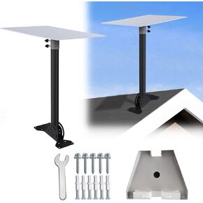Starlink Gen 3 Heavy Duty Pivot Roof Mount with Starlink Gen 3 Pipe Adapter, Starlink Gen 3 Long Wall Mount, for Starlink Internet Kit Satellite, Compatible with Starlink Standard Gen 3 Dish