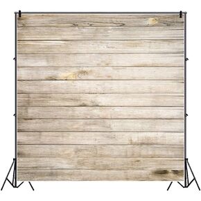 Laeacco 10x8ft Wooden Board Photography Background Rustic Wood Backdrops Vintage Texture Wood Photo Prop Studio Wooden Backdrop Child Baby Adult Portrait Shoot Wallpaper Grunge Wood Plank Video Prop