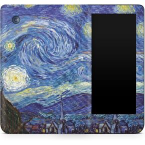 Carbon Fiber Tablet Skin Compatible with Kobo Clara 2E (2022) - Starry Night - Premium 3M Vinyl Protective Wrap Decal Cover - Easy to Apply | Crafted in The USA by MightySkins