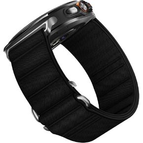 Suitisbest Sport Bands Compatible with Samsung Galaxy Watch Ultra 47mm (2024), Ultra Adjustable Nylon Loop Watch Band with S-Hook for Men and Women