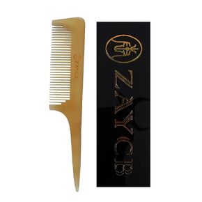 Buffalo Horn Fine Tooth Comb - Anti-Static Hair Comb - Hair Styling Detangling Comb for All Hair Types (Men, Women, Kids)