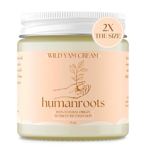 Wild Yam Cream - Menopause and PMS Support for Women, 4 oz, Organic Wild Yam Cream for Balance - Made With Chaste Tree Berry and Red Clover (Unscented/Herb-Infused)