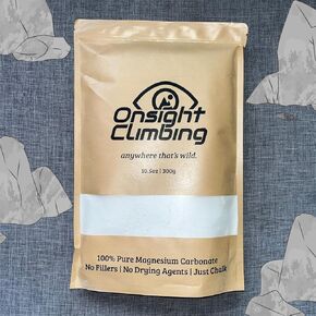 Pure Magnesium Carbonate Climbing Chalk, 300g, No Fillers or Drying Agents