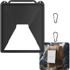 Starlink Mini Case Cover, Silicone Protector with Hook to Hang Starlink Mini on The Backpack for Non-Stop Signal Black