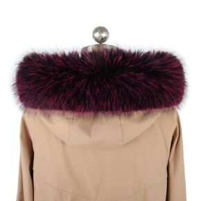 Winter Faux Fur Collars Warm Scarf Fake Skin Thick Collar For Women Down Coat Detachable Soft Plush Collars Accessories (Green)