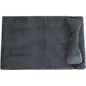 Dog Bed for Large Dogs, Orthopedic Dog Bed with Removable Washable Cover & Anti-Slip Bottom, Egg Crate Foam Pet Bed Mat, Suitable for Dogs Up to 80 lbs (Light Brown, 39 inch)