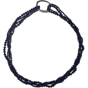 2Pcs Natural Full Beads Dainty Choker Necklace Jewelry for Women Boho Bead Choker Necklace Natural Stone Handmade Necklaces Jewelry