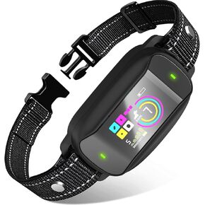 Dog Bark Collar, Anti Bark Collar for Large Medium Small Dogs, Rechargeable Smart Barking Collar with Beep Vibration Modes, Safe No Bark Training Collar with 5 Adjustable Sensitivity