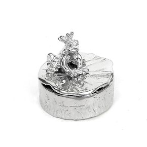 Frog Prince Tooth Fairy Treasure Box - Gift Boxed - Handcrafted Pewter Made in USA