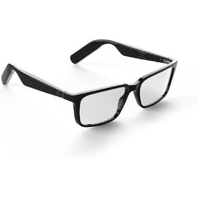 Lucyd Lyte (2024 Version) Smart Glasses for Men - Bluetooth Smart Eyewear with Light Adaptive Photochromic Lenses, Open Ear Speakers & Microphone - Darkside (Standard)