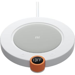 Coffee Mug Warmer, Smart Coffee Warmer & Cup Warmer for Desk with Auto Shut Off/On and 3 Temperature Setting, Beverage Warmer & Wax Warmer for Tea, Milk, Coffee and Wax Candle