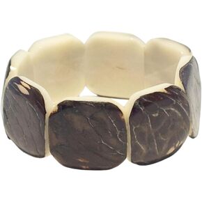 Gamboa 100% Organic Tagua Nut Bracelet for Women Handmade Jewelry Lightweight Bracelet for Woman