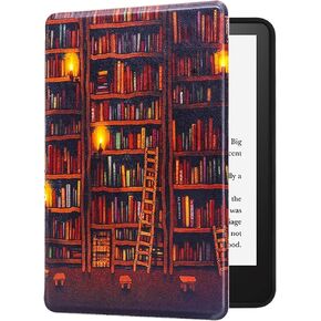 Case for All-New 6" Kindle 11th Gen 2022/2024 Release Only (Model No C2V2L3 RS23CV) Cover with Auto Wake/Sleep, Library
