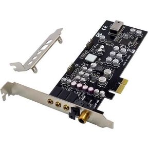PCIe x1 Studio CM8828 7.1CH e-Sports Audio-Visual Live Streaming Lossless DTS Sound Card for PC Gaming Computer Beast with coaxial Optical brazing Output Blaster External Networking