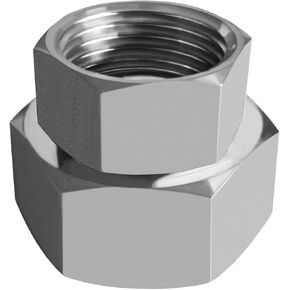 Beduan Stainless Garden Hose Adapter 1/2" NPT Female to 3/4" GHT Female Extension Joint Repair Fitting