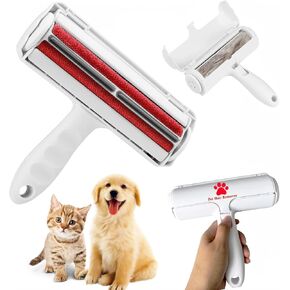 Ja&Ja Pet Hair Removal Tool - Pet Hair Remover for Laundry – Self-Cleaning Dog Hair Remover for Hair Removal – Reusable Lint Rollers for Pet Hair – Large Capacity Dustbin - Cat Hair Removal Products