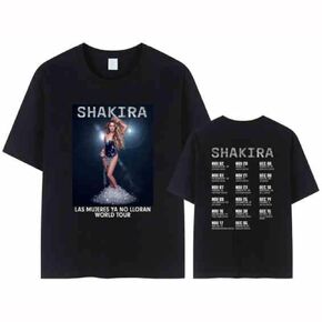 Unisex T-shirt Shakiras Name Custom New Album Las Mujeres No Lloran Concert Tour 2024 Shirt Hips Lie Album Cover (XS)