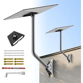 Starlink Gen 3 Mount, Adjustable Starlink Mounting Kit Compatible with V3 Starlink Standard Dish, Starlink Long Wall Mount, Starlink Roof Mount, Starlink Pole Mount