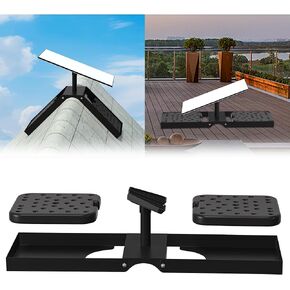 Starlink Roof Ridge Mount gen 3 with Counterweight,Starlink Roof Mounting Kit with Starlink gen 3 Pipe Adapter,Starlink Pivot Mount(Counterweight Panel Included)
