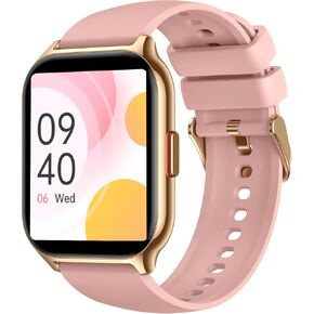 Smart Watch for Men, 2.01" HD Display Fitness Tracker with 107+ Sports Heart Rate Blood Pressure Blood Oxygen Sleep Monitor, IP68 Waterproof Smartwatch Compatible with Android iOS iPhone Phone
