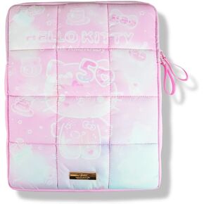 Sonix x Sanrio Puffy Tablet Sleeve | Compatible with iPad and 13 Inch Devices | Quilted Pillow Puffer Tablet Carrying Case, iPad Sleeve | Hello Kitty 50th Anniversary