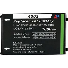 Artisan Power Replacement Battery for Advanced Wireless AWR Advantage Two Way Radios | AWR-4000 & AWR-4002 | Replaces AWB-4002 Extended Capacity Battery | 1800 mAh