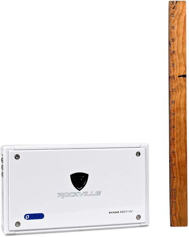 روكفيل نيو RXM8BTB 8 قنوات 1500 وات مضخم صوت بحري/قارب مع بلوتوث، أسود in Kuwait