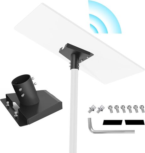 Starlink Gen 3 Mount Black Compatible with Starlink Standard V3 for Starlink Gen 3 Standard Dish Antennas,Starlink Standard V3 Roof Mount Adapter for Pole Mounting,Wall Mounting in Kuwait