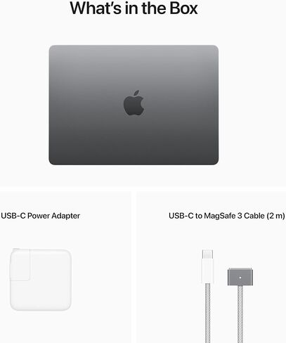 كمبيوتر محمول Apple 2022 MacBook Air مزود بشريحة M2: مصمم خصيصًا لذكاء Apple، وشاشة Liquid Retina مقاس 13.6 بوصة، وذاكرة الوصول العشوائي (RAM) سعة 16 جيجابايت، وتخزين SSD بسعة 256 جيجابايت، ولوحة مفاتيح بإضاءة خلفية، وكاميرا FaceTime HD بدقة 1080 بكسل؛ من in Kuwait
